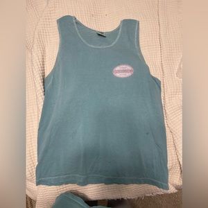 Houndstooth comfort colors tank top